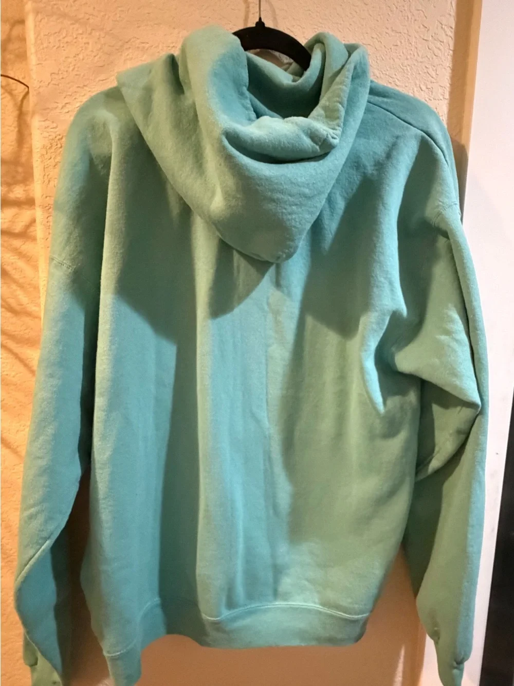 Hanes Mint Green Pullover Hoodie - Men's Casual Sweatshirt